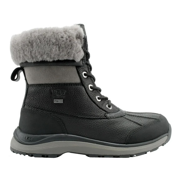 UGG Mens Adirondack Black Hiking Boots - Picture 1 of 6